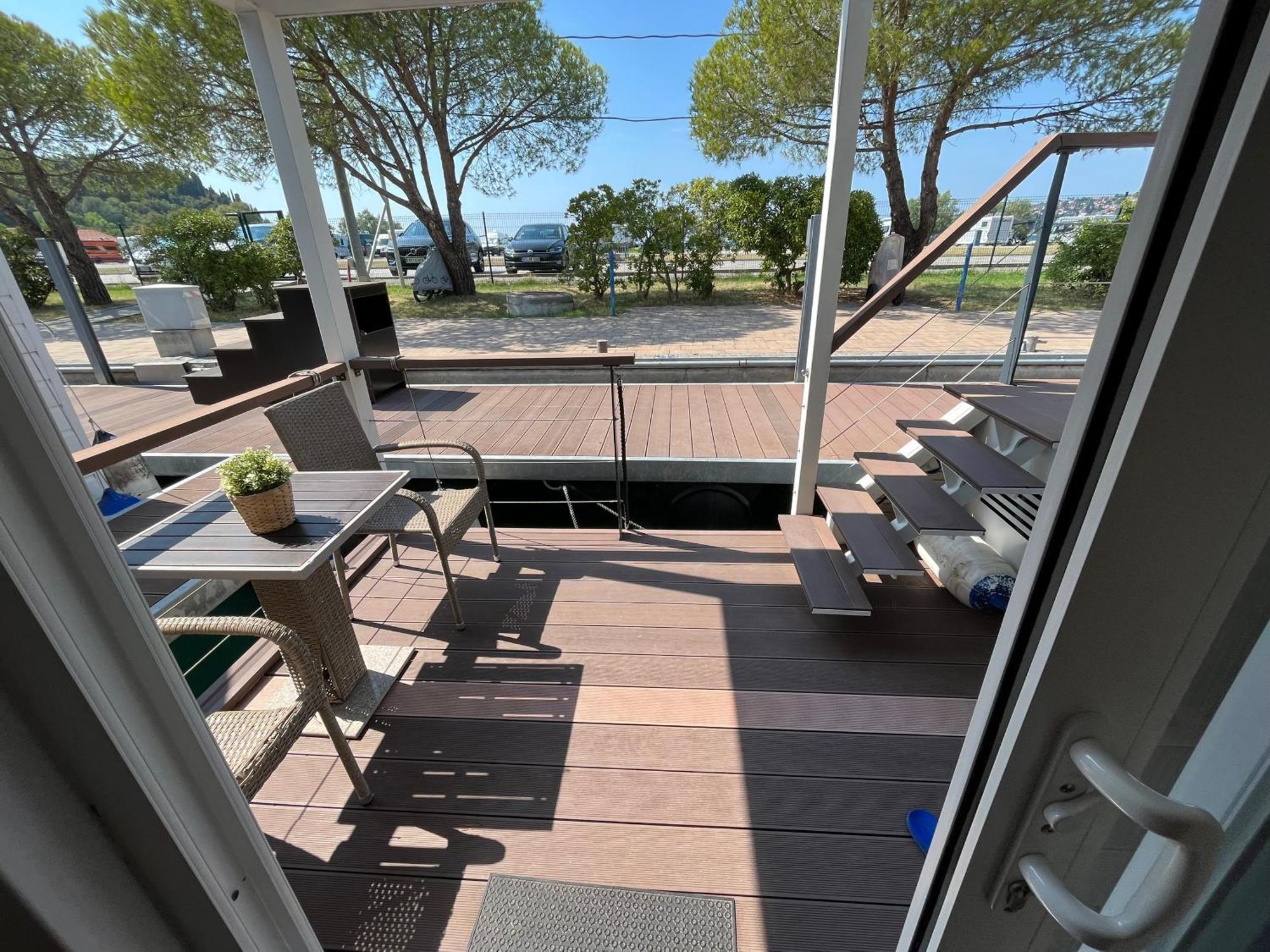 Marina Luxury Houseboat Lace Portoroz Bagian luar foto