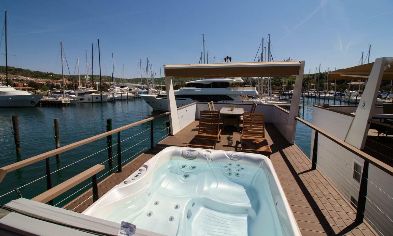 Marina Luxury Houseboat Lace Portoroz Bagian luar foto